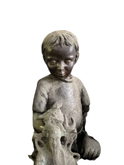 Bronze Boy Scul